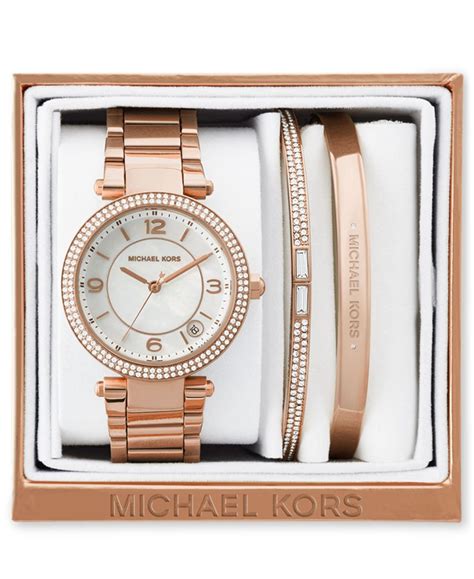 michael kors watch and bracelet set amazon